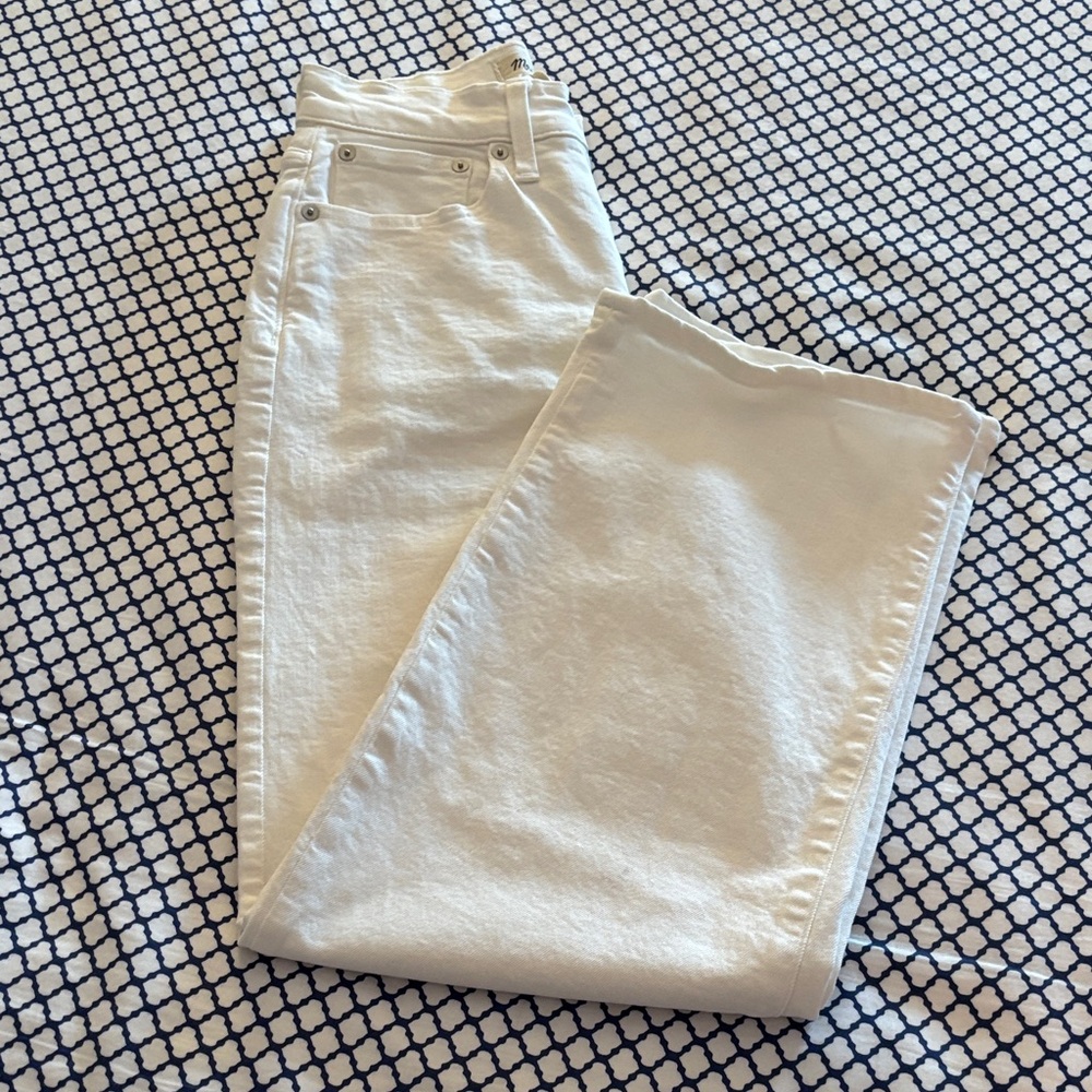 MADEWELL white jeans